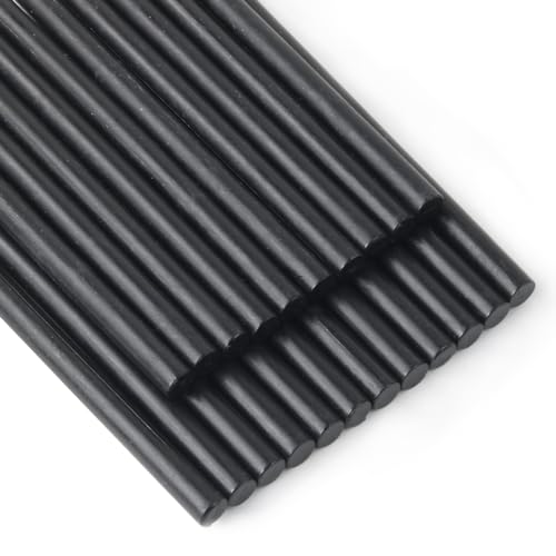 Silver Wax Seal Sticks, LONBEIIFY 20pcs Premium 7mm Sealing Wax Sticks Only Suit for 0.28'' Glue Gun, Perfect for Wax Seal Stamp,Wedding Invitations, Christmas Gift & Envelopes (Silver)