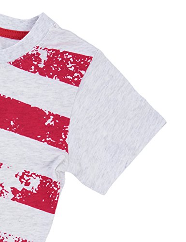 Little Hand Kids 4th of July Clothes Boys American Flag T-Shirt Stars Stripes Tee Shirts for Toddler 1-2 T