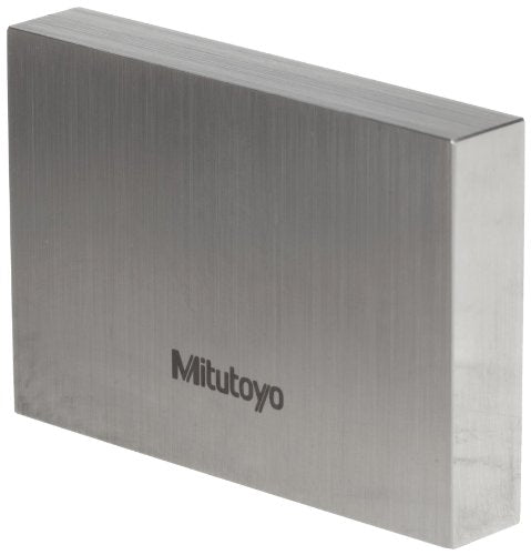 Mitutoyo Steel Rectangular Gage Block, ASME Grade 0, 0.100" Length