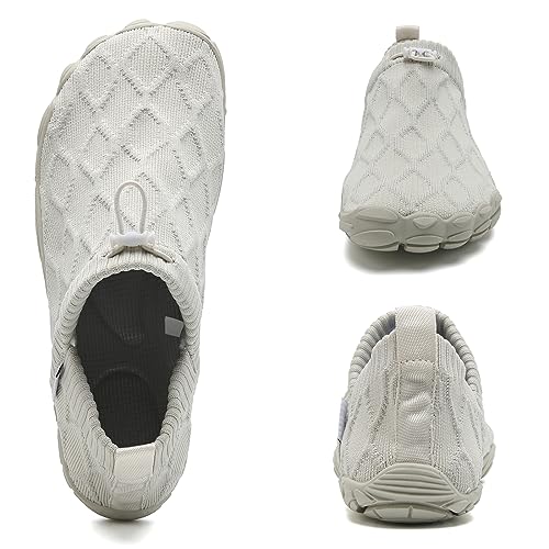WateLves Barefoot Water Shoes Women Men Minimalist Comfortable Walking Shoes Beach Outdoor Running Sneakers (Black,45)