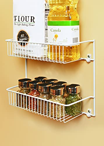 ClosetMaid 8002 2-Tier Wall Rack, 12-Inch Wide, White