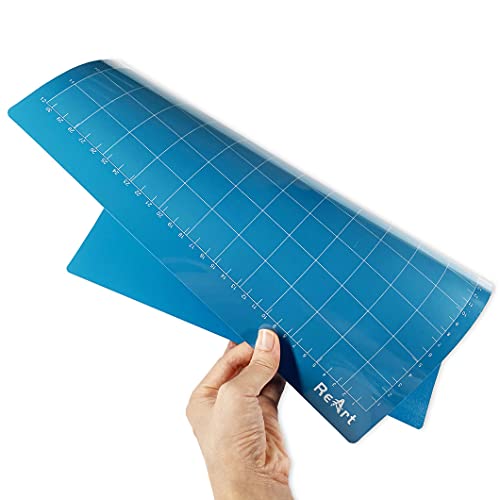 ReArt Cutting Mat Suit for Silhouette Cameo 3 Packs 12” x 12” - Light Grip Adhesive Cutting Mat Replacement Set Mats Vinyl Craft