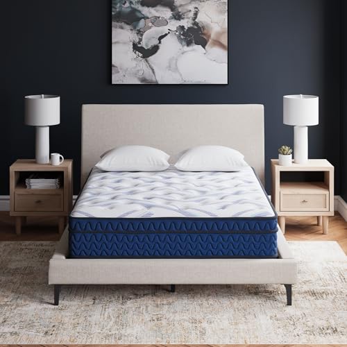 Signature Design by Ashley Limited Edition Firm 12 Inch Hybrid Mattress with Gel Memory Foam and Edge Support for Cool Sleep and Pressure Relief, Twin