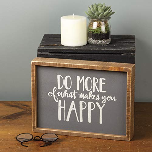 Primitives by Kathy 34365 Hand-Lettered Slat Wood Box Sign, 6 x 11-Inches, Be Brave