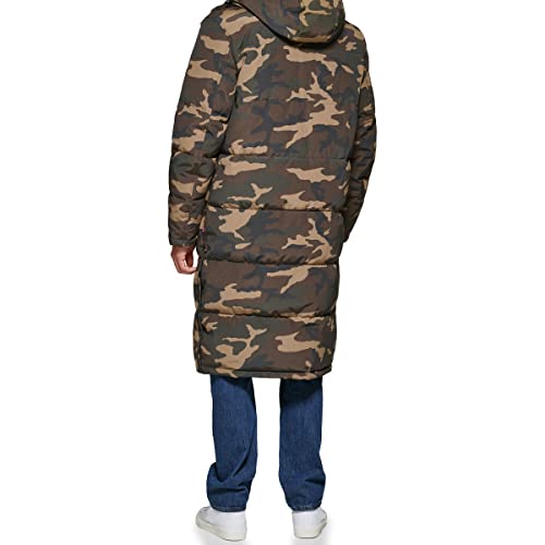 Levi's Mens Levi's Men's Arctic Cloth Extra Long Parka, Black, Small US