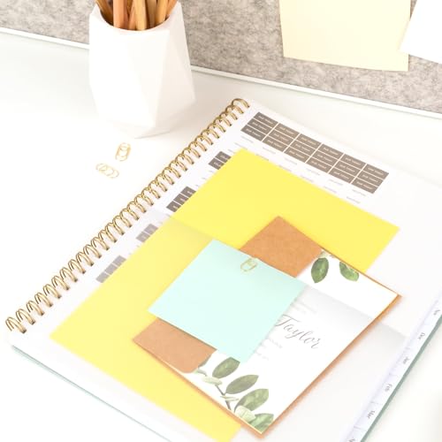 Cambridge Planner 2024-2025 Academic, Weekly & Monthly, 8-1/2" x 11", Large, WorkStyle Classic, Mellow Frost (1606-905A-46)