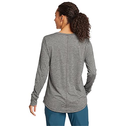 Eddie Bauer Women's Resolution Long-Sleeve T-Shirt, Dark Smoke, X-Small