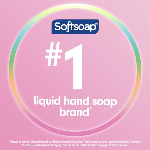 Softsoap Limited Edition Liquid Holiday Hand Soap and Moisturizing Body Wash Bundle, Including Peppermint and Pine Liquid Hand Soaps, Vanilla and Peppermint Body Washes, 4 Piece Gift Set