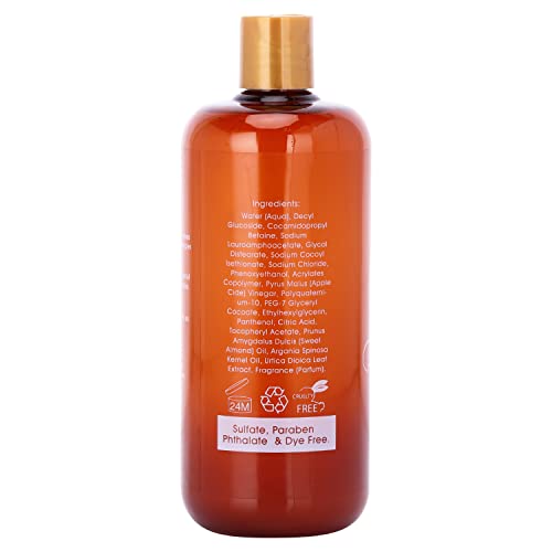 Apple Cider Vinegar 2-in-1 Shampoo & Conditioner Set - For Damaged Hair & Dandruff Control. Sulfate-Free Formula