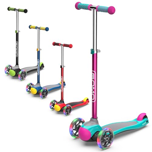 GOMO Three Wheel Scooter For Kids 2-5 Years Old - Toddler Scooter for Kids Ages 3-5 - Toddler Scooter 2 Year Old - 3 Wheel Scooter for Kids Ages 3-5, Kids Scooter for Boys & Girls Patinetas Para Niñas