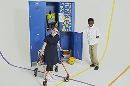 French Toast Kids' Adaptive Long Sleeve Oxford Shirt with Hidden Hook and Loop Placket and Cuffs, White, 20