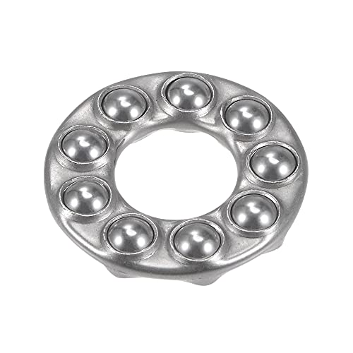 uxcell S51205 Thrust Ball Bearing 25mm Bore 47mm OD 15mm Thick Stainless Steel with Washers