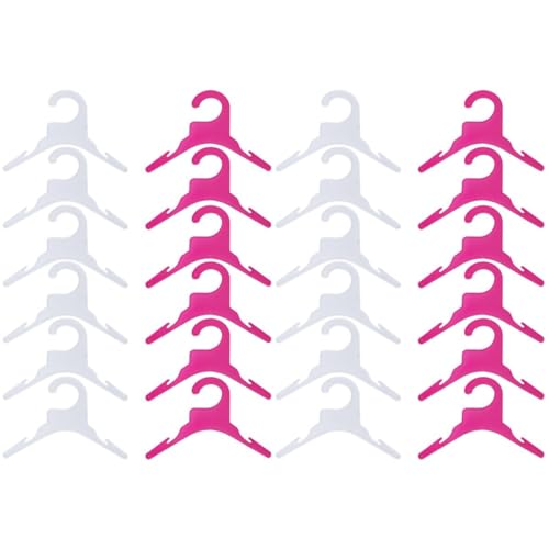 POPETPOP Dog Clothes 24 Pcs Clothes Hangers Puppy Clothes Pants Hangers Dog Hangers Dolls Clothes Dog Clothes for Small Dogs -Skid Pet Hangers Cloth Hanger Clothing Rack Dog Coat