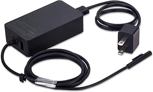Surface Pro Charger Surface Laptop Charger 65W, for Surface Pro 9/8/7/6/5/4/3/X Surface Go 3/2/1 Surface Laptop 5/4/3/2/1 Surface Book 3/2/1 Microsoft Surface Charger Supports 44W 36W