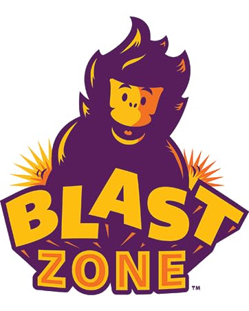 Blast Zone Triple Play Inflatable Combo Bounce House - Massive 16x14 - Blower - Premium Quality - 7 Players - Double Slides