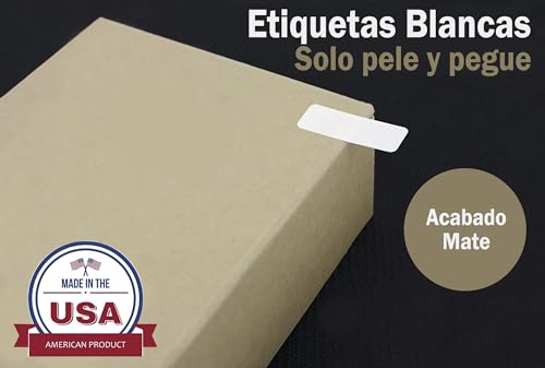 White Rectangular Labels + Bonus Color Labels - Value Pack - White Coding Labels Produce Excellent Results with Standard Laser Printer-Template Included! 1138 Pack