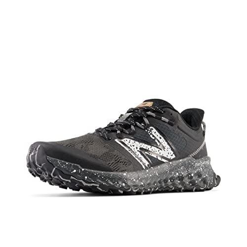 New Balance Women's Fresh Foam Garoe V1 Trail Running Shoe, Black/Blacktop/Sea Salt, 8