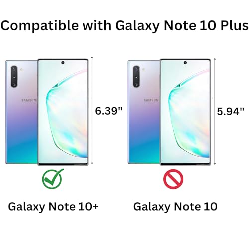 Casecious Compatible with Samsung Galaxy Note 10 Plus or Note 10 Plus 5G Soft Texture Deer Pattern Embossed Fabric Cloth TPU Cell Phone Mobile Basic Back Case Cover (Black)