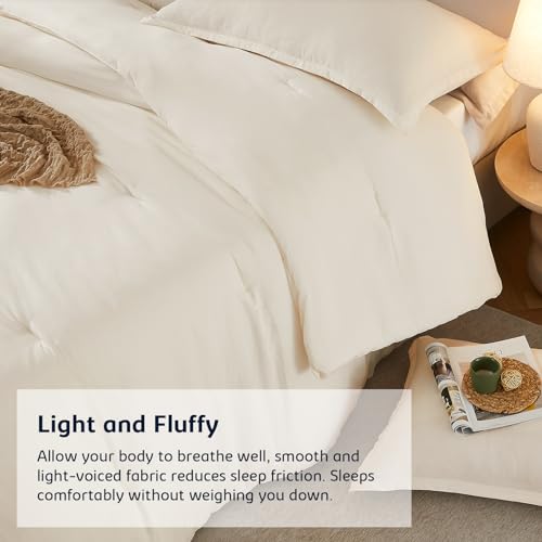 Quataly Queen Comforter Sets Sagegreen,3PCS Soft Lightweight Breathable Bedding Comforter Sets for All Season, Queen Size(90''×90'' Comforter & 2 Pillowcases)