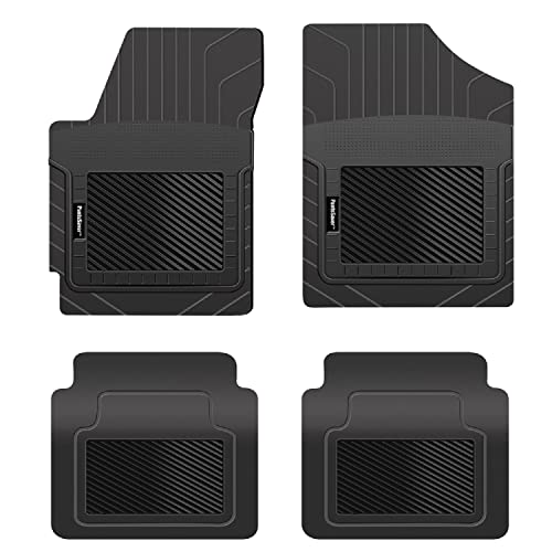 PantsSaver Custom Fit Floor Mats for Jeep Grand Wagoneer 2022-2023 All Weather Protection -4 Piece Set (Black)- High Raised Border Protection Great for Catching Spills