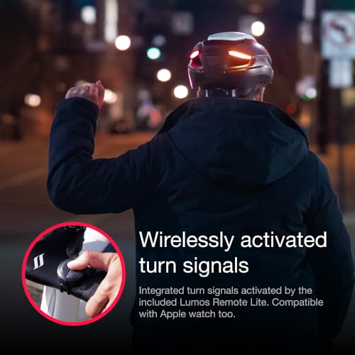 Lumos Ultra Smart Bike Helmet | Customizable Front and Back LED Lights with Turn Signals | Road Bicycle Helmets for Adults: Men, Women (MIPS)