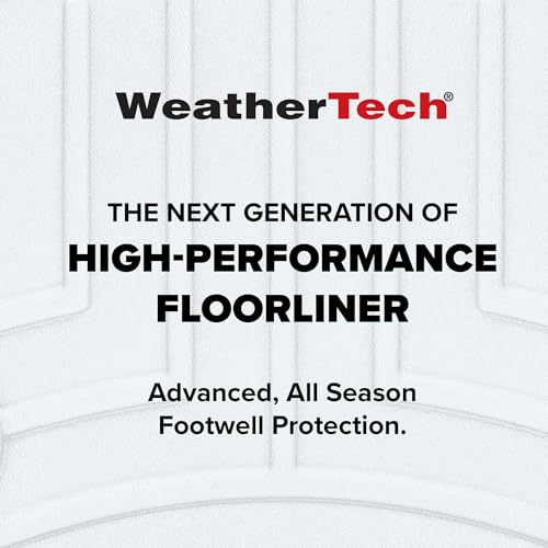 WeatherTech FloorLiner HP Custom Fit Floor Mats for Silverado 1500, LTD, 2500HD/3500HD, Sierra 1500, 2500HD/3500HD, Limited - 1st & 2nd Row (441436-1-5IM), Black