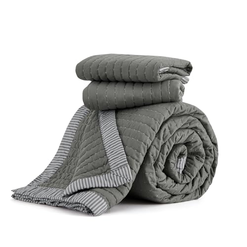 Bedsure Pink Bedspread Coverlet King Size - Lightweight Soft Quilt Bedding Set for All Seasons, Corduroy Pattern Quilt Set, 3 Pieces, 1 Quilt (106"x96") & 2 Pillow Shams (20"x36"+2")