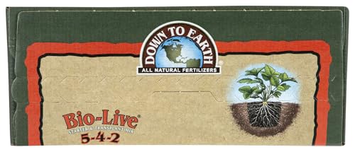 Down to Earth Organic Bio-Live Fertilizer Mix 5-4-2, 5 lb