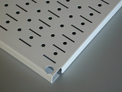 Wall Control Pegboard 32in x 16in White Metal Pegboard Tool Board Panel
