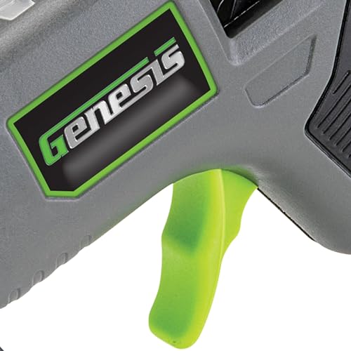 Genesis GLGG04V2 Cordless Rechargeable Hot Glue Gun, Fast Preheating with USB Charge Cable, Stand, and Glue Sticks