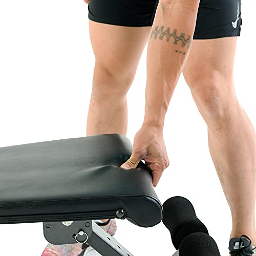 Fitness Reality 1000 Super Max - Adjustable Weight Bench Press for Incline Decline Workouts & Strength Training - Foldable for Home Gym - 800 Pound Capacity