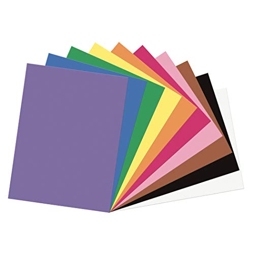 Prang (Formerly SunWorks) Construction Paper, 10 Assorted Colors, 9" x 12", 200 Sheets