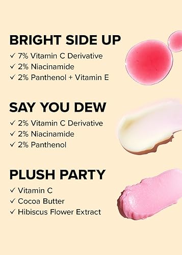 I DEW CARE Korean Skin Care Set Trio - Vitamin To Glow Pack | Travel Size Skincare Gift Set for Teen Girls and Women, Niacinamide & Vitamin C, Beauty Gift Sets & Kits, Glass Skin, Vegan, Cruelty Free