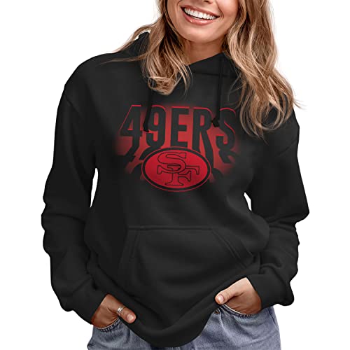 Junk Food Clothing x NFL - Houston Texans - Team Spotlight - Unisex Adult Pullover Fleece Hoodie for Men and Women - Size Small