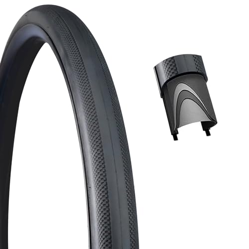 BALINGE Road Bike Tire 1 Pack 700 * 28C Bike Replacement Tire Folding Replacement Tire for Bicycle, Wear-Resistant,1 Pack,Black