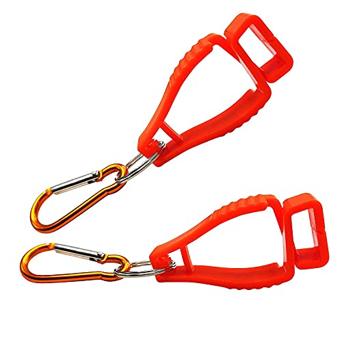 RichardJov 6PCS New Blue Glove Clips for Work, Construction, and Safety