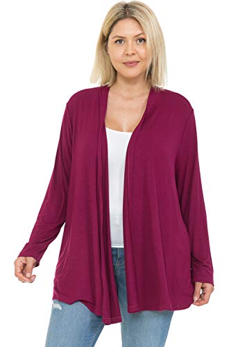 Open Front Cardigan (Navy, S)