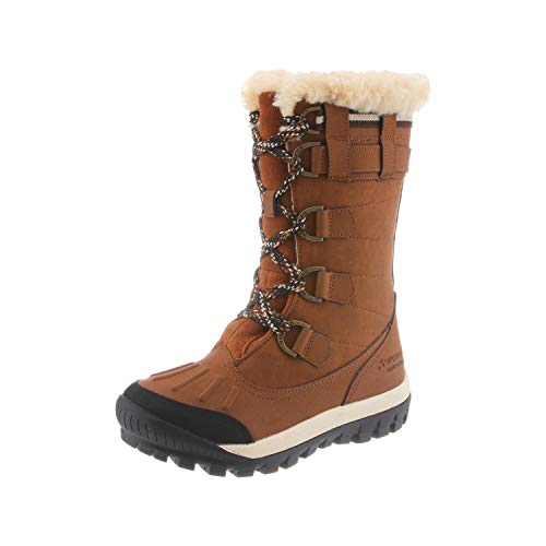 BEARPAW Women's Desdemona Hickory Size 5 | Women's Boot Classic Suede | Women's Slip On Boot | Comfortable Winter Boot