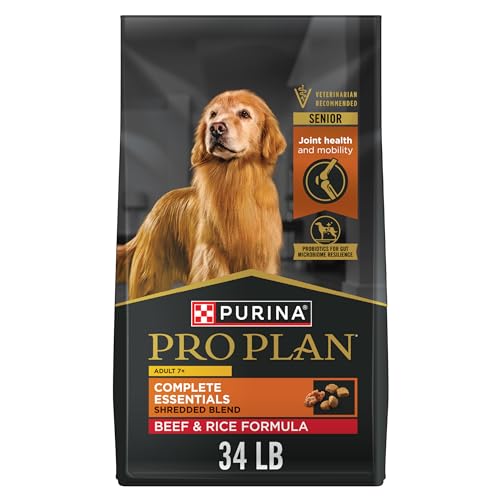 Purina Pro Plan Senior Dog Food With Probiotics for Dogs, Shredded Blend Chicken & Rice Formula - 6 lb. Bag
