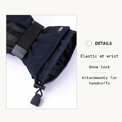Hestra CZone Pointer Mitten - Waterproof, Durable Mitt for Skiing, Snowboarding, and Mountaineering - Navy - 11