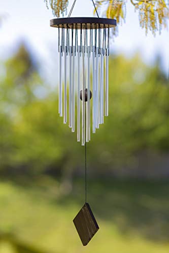 VP Home 28" H Tranquil Balance Wind Chimes for Outside Unique Balance Tranquil Windchimes Outdoor Decorations Garden Decor Tranquil Gift for Women, Mom, Grandma, Unisex