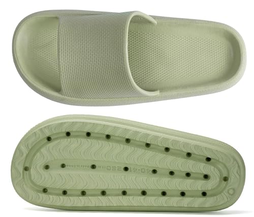 Happy Lily Cloud Slides for Women, Slippers for Men, Womens Sandals, Pillow Slides Shower Shoes House Slippers Beach Sandals Casual Summer