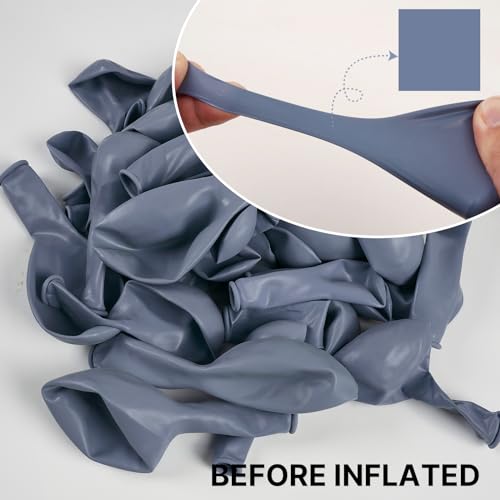 PartyWoo Royal Purple Balloons, 120 pcs Dark Purple Balloons Different Sizes Pack of 18 Inch 12 Inch 10 Inch 5 Inch Purple Balloons for Balloon Garland or Balloon Arch as Party Decorations, Purple-Y16