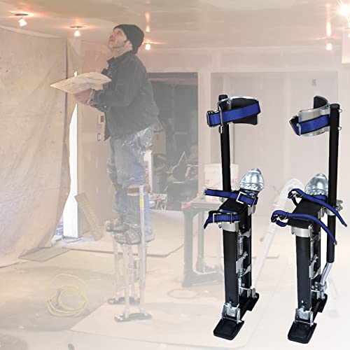 TINVHY 15-23In Adjustable Drywall Stilts for Sheetrock Painting or Cleaning Black