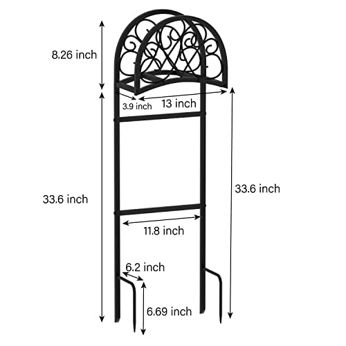 Dosker Hose Holder Garden Hose Reels Holder Storage Rack Heavy Duty Metal Standing Water Hose Storage Hook for Expandable Hose Reel Flexable for Outdoor Backyard