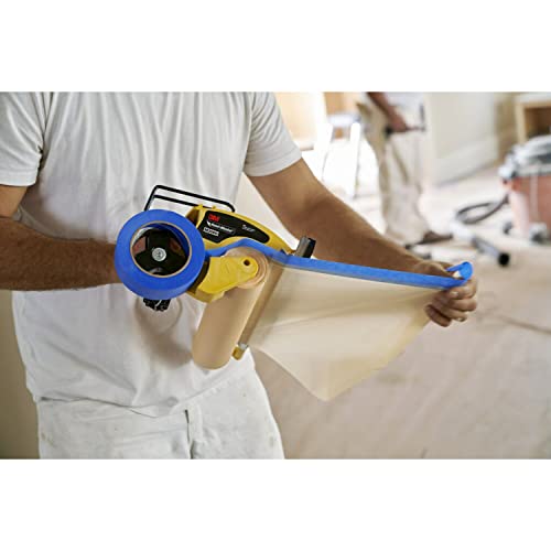 3M Hand Masker M3000 Tape Dispenser, Film & Tape, Applies Painter's Tape to Masking Film or Paper in One Continuous Application, Compact & Lightweight Design, Saves Time When Preparing For Painting
