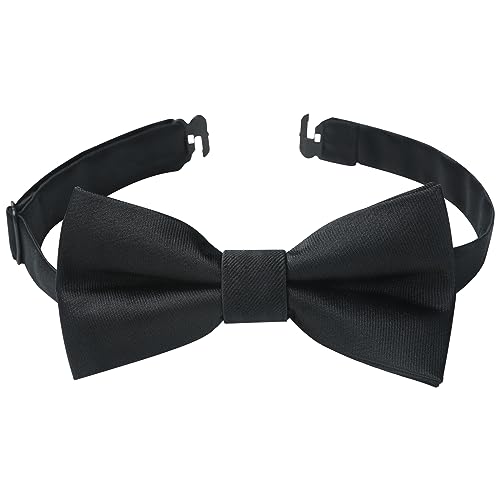 HISDERN Royal Blue Bow Ties for Boys Kids Bow Tie Pre Tied Adjustable Clip On Toddler Bowties Fut Fun Bird Flamingos Patterned Bowtie for Party Festival