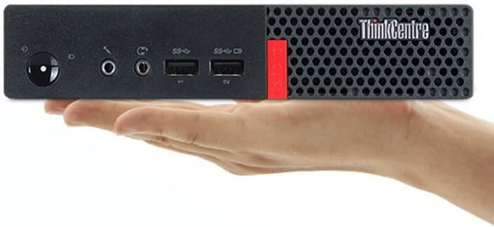 Lenovo ThinkCentre M910Q Tiny Desktop Computer, Intel Core i7-6700T Upto 3.6GHz, 32GB RAM, 1TB NVMe SSD, 4K 3-Monitor Support DisplayPort, HDMI, AC Wi-Fi, Bluetooth - Windows 10 Pro (Renewed)