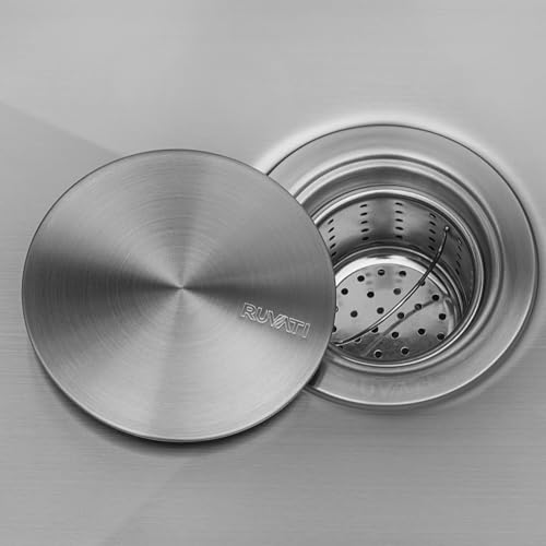 Ruvati 28-inch Rounded Corner Undermount Kitchen Sink Single Bowl – Durable 16 Gauge Stainless Steel Kitchen Sink with Brushed Finish hides scratches, Easy-to-Clean Undermount Sink - RVH7250