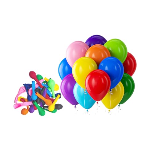 Bezente Dusty Pink Latex Party Balloons - 100 Pack 12 inch Round Helium Blush Pink Rose Pink Balloons for Birthday Wedding Anniversary Baby Shower Gender Reveal Boho Theme Party Decoration